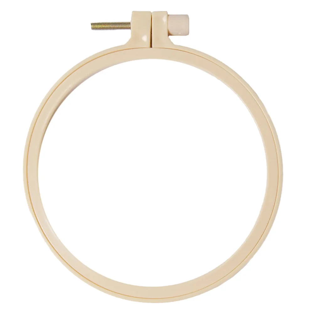 12.5cm Plastic Frame Embroidery Hoop Ring DIY Cross Stitch Sewing Circle