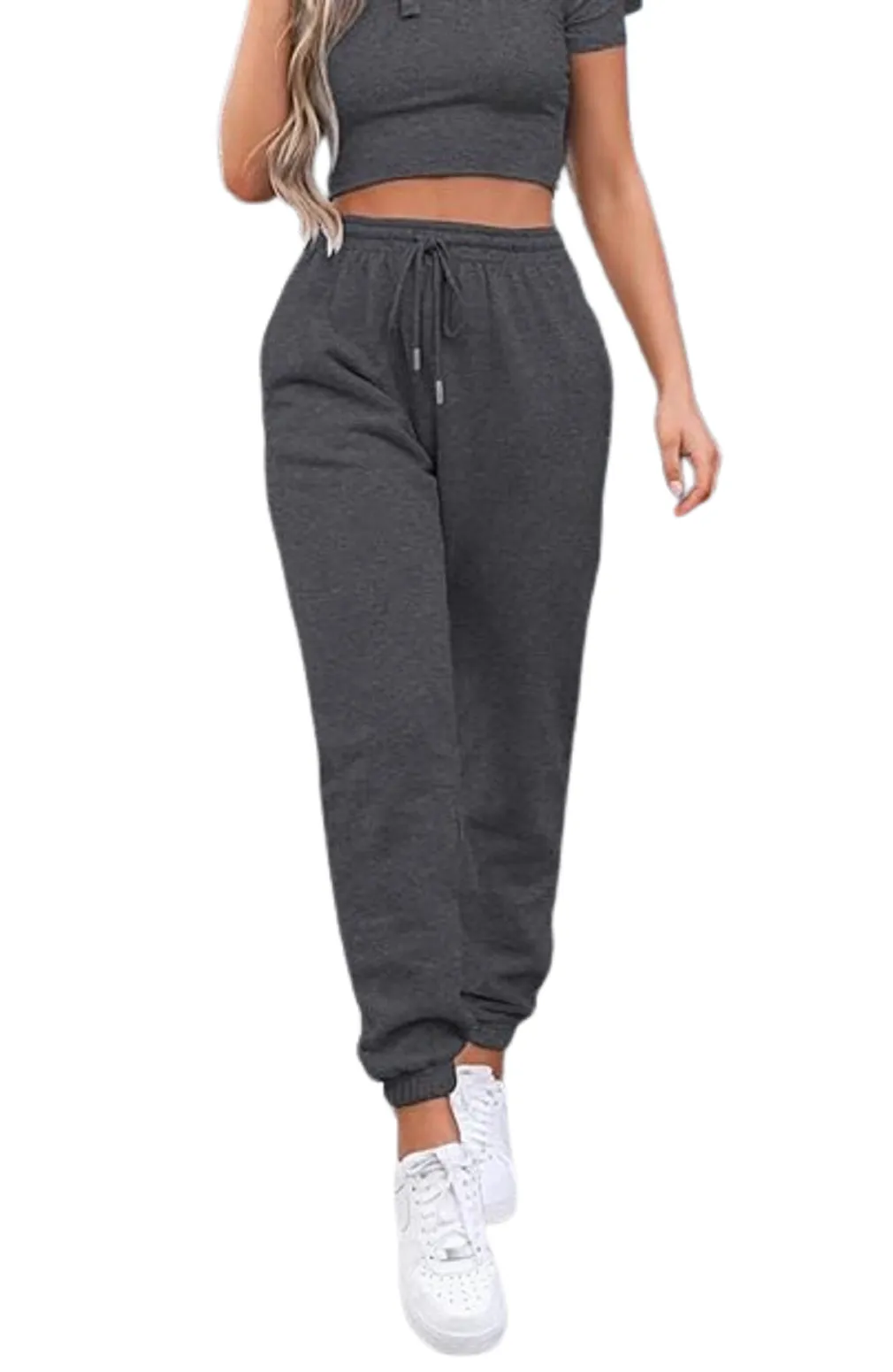 2 X Ladies Tracksuit Bottoms Womens Joggers Trousers Jogging Gym Pants Lounge Wear Fleece Sports Jog Pants S-XXL