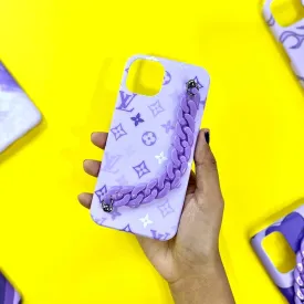 Aesthetic Purple Chain Phone Cover