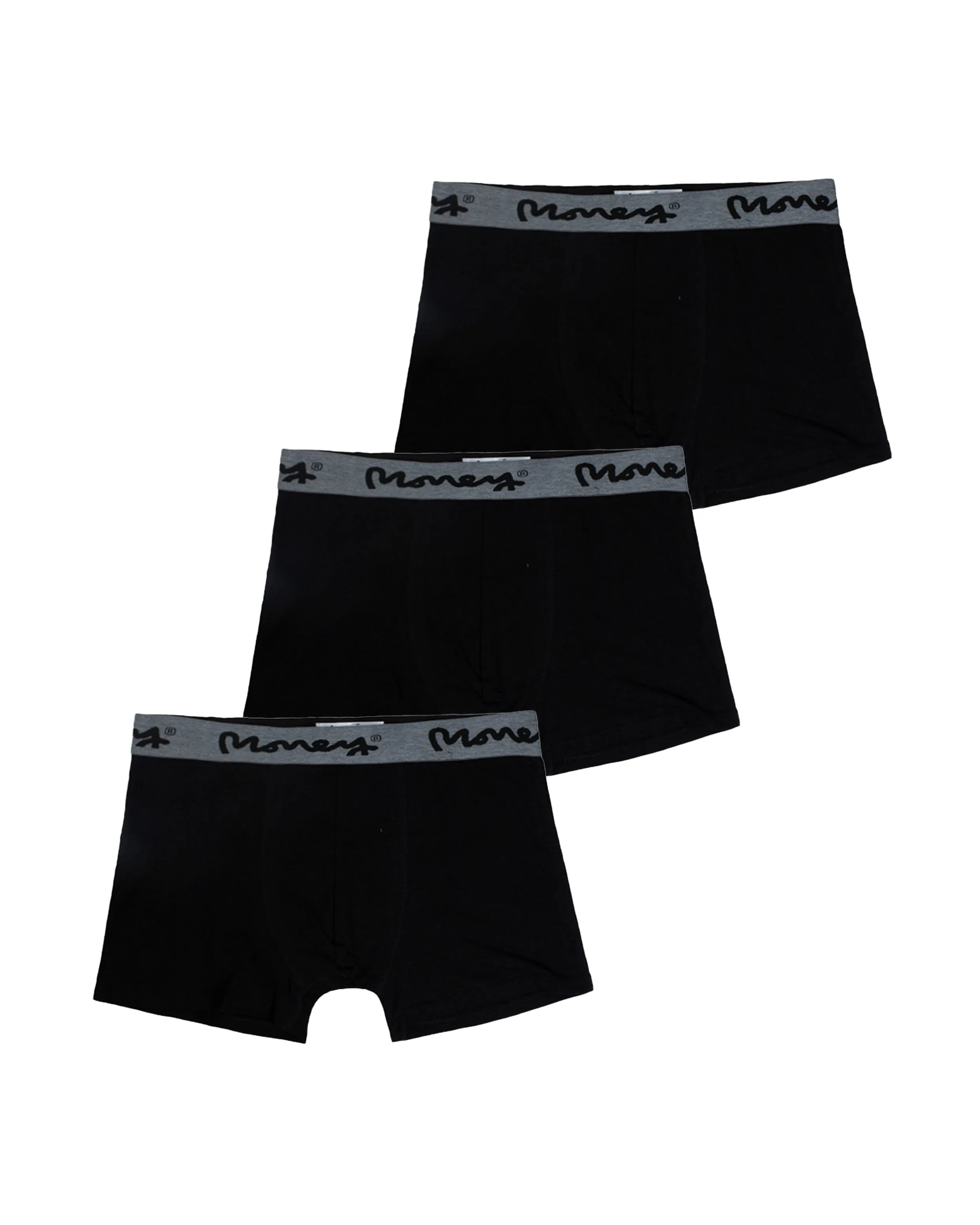 Black Steel Boxers 3pk Black