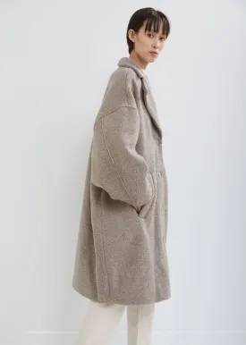 Boucle Single Breasted Coat