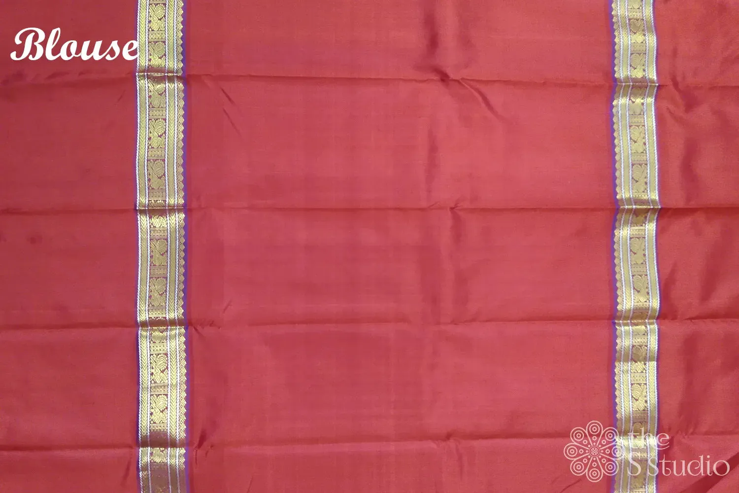 Brown kanchi pattu saree with red border