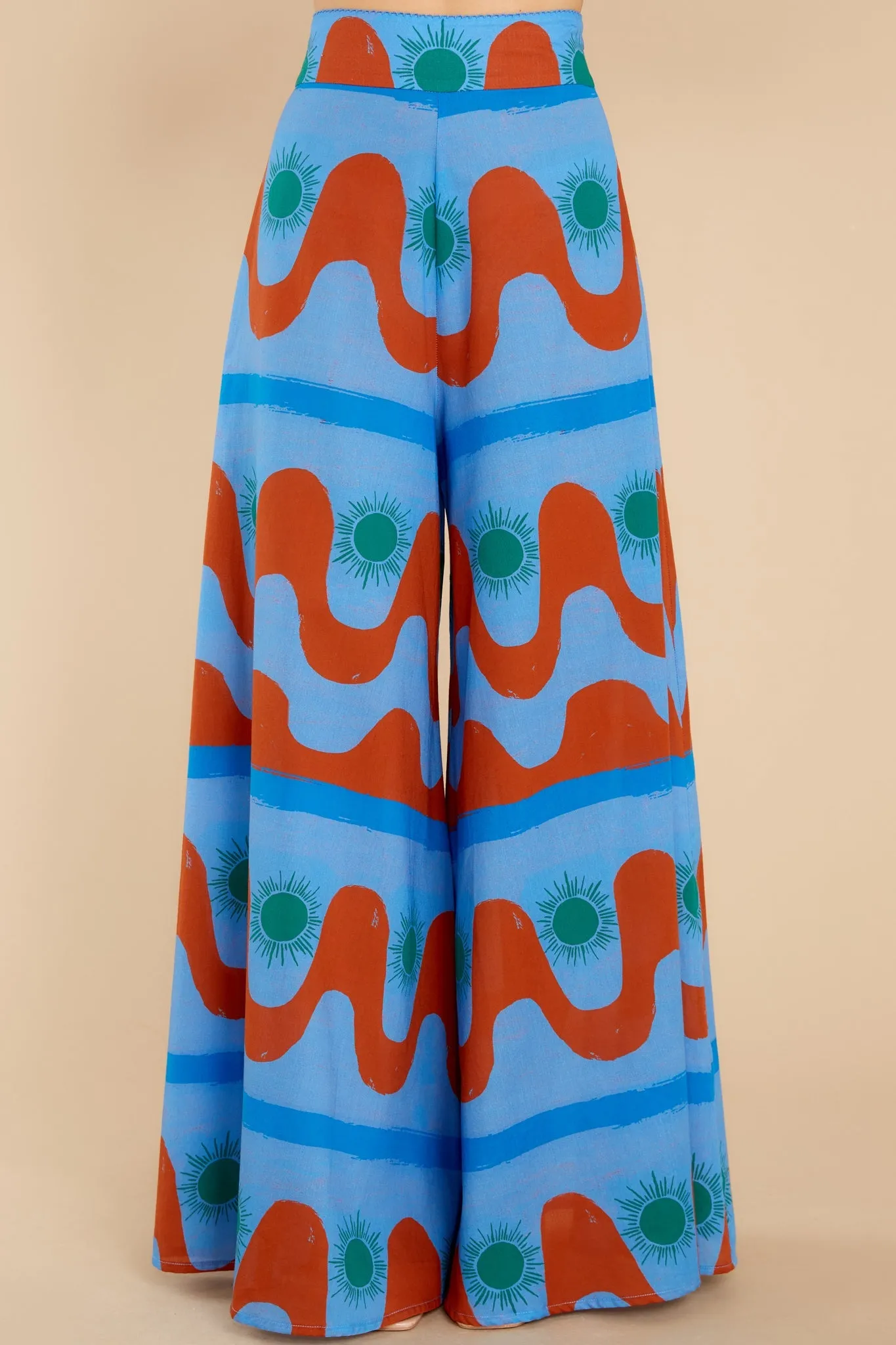 Caoba Agua Print Pants