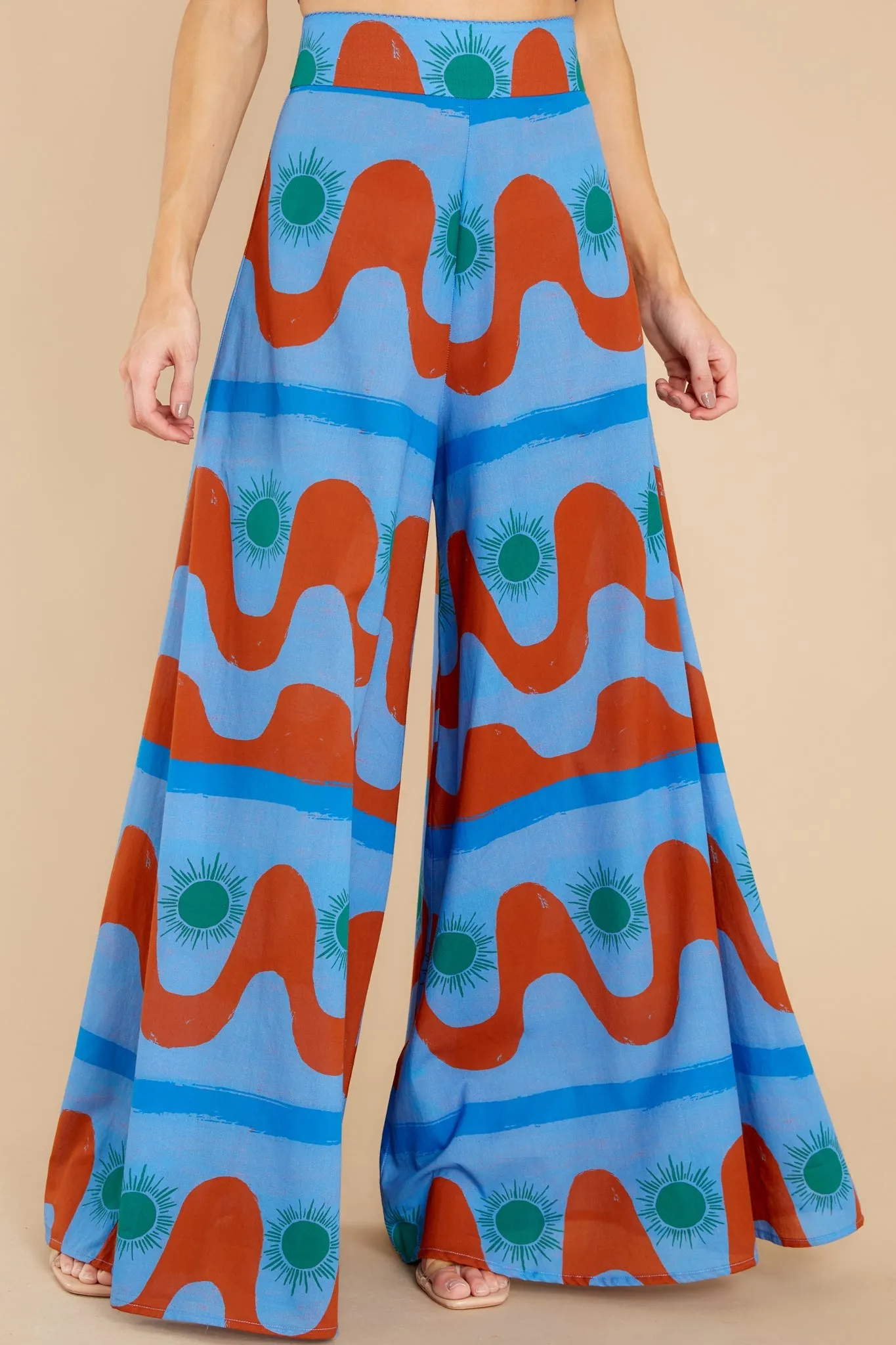 Caoba Agua Print Pants