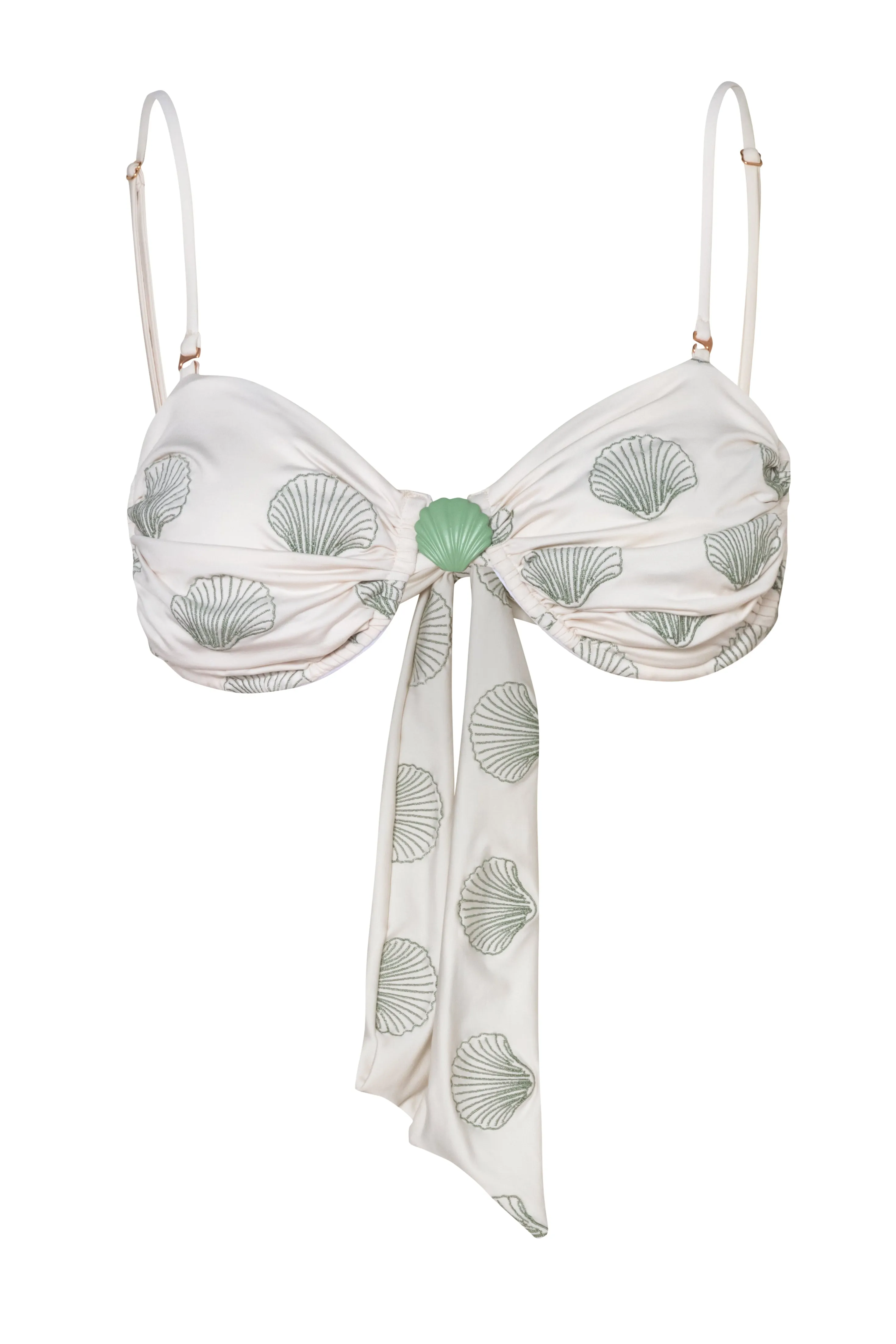 Coquille Green Bikini Set