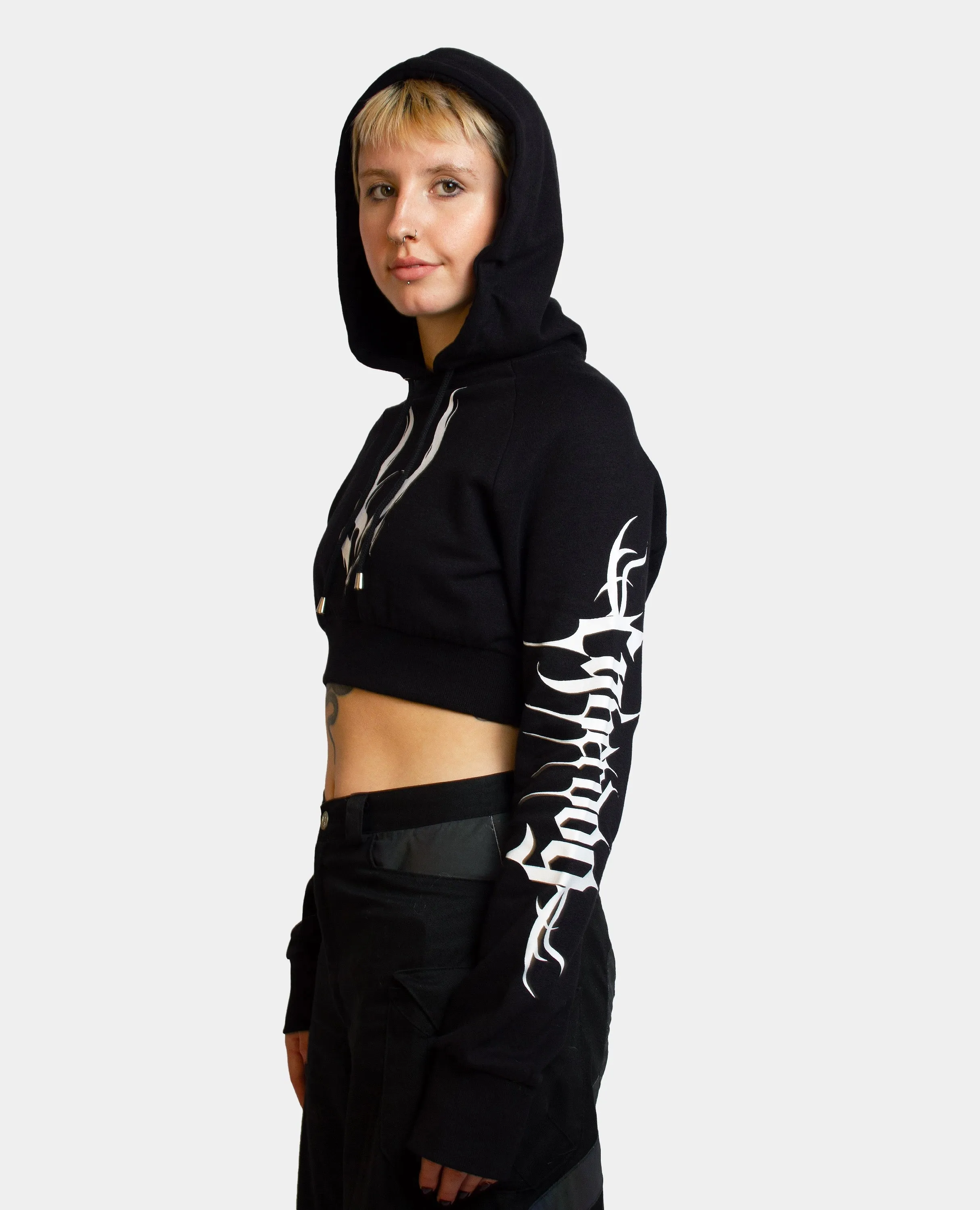 CROPPED HOODIE CYBERLUX