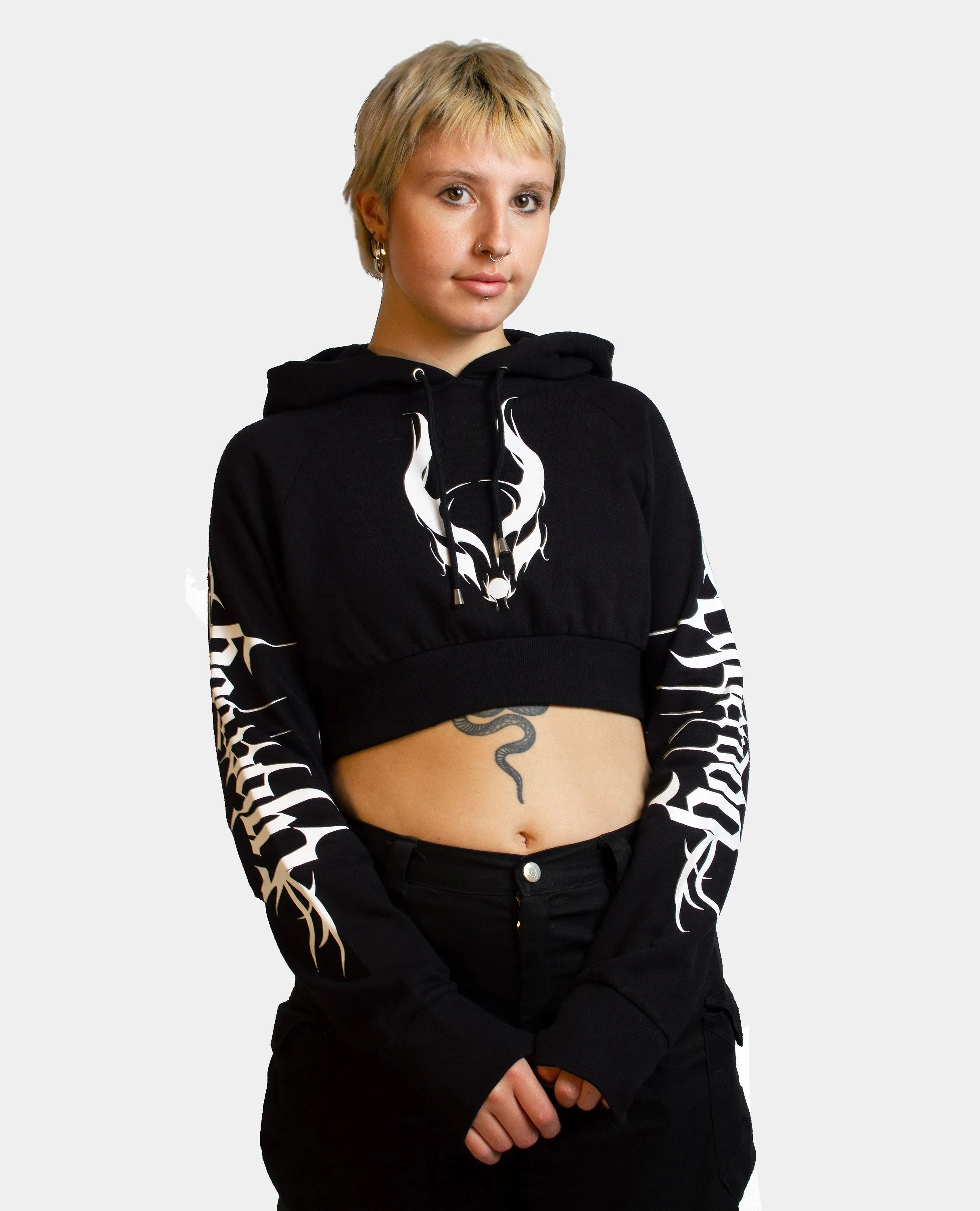 CROPPED HOODIE CYBERLUX