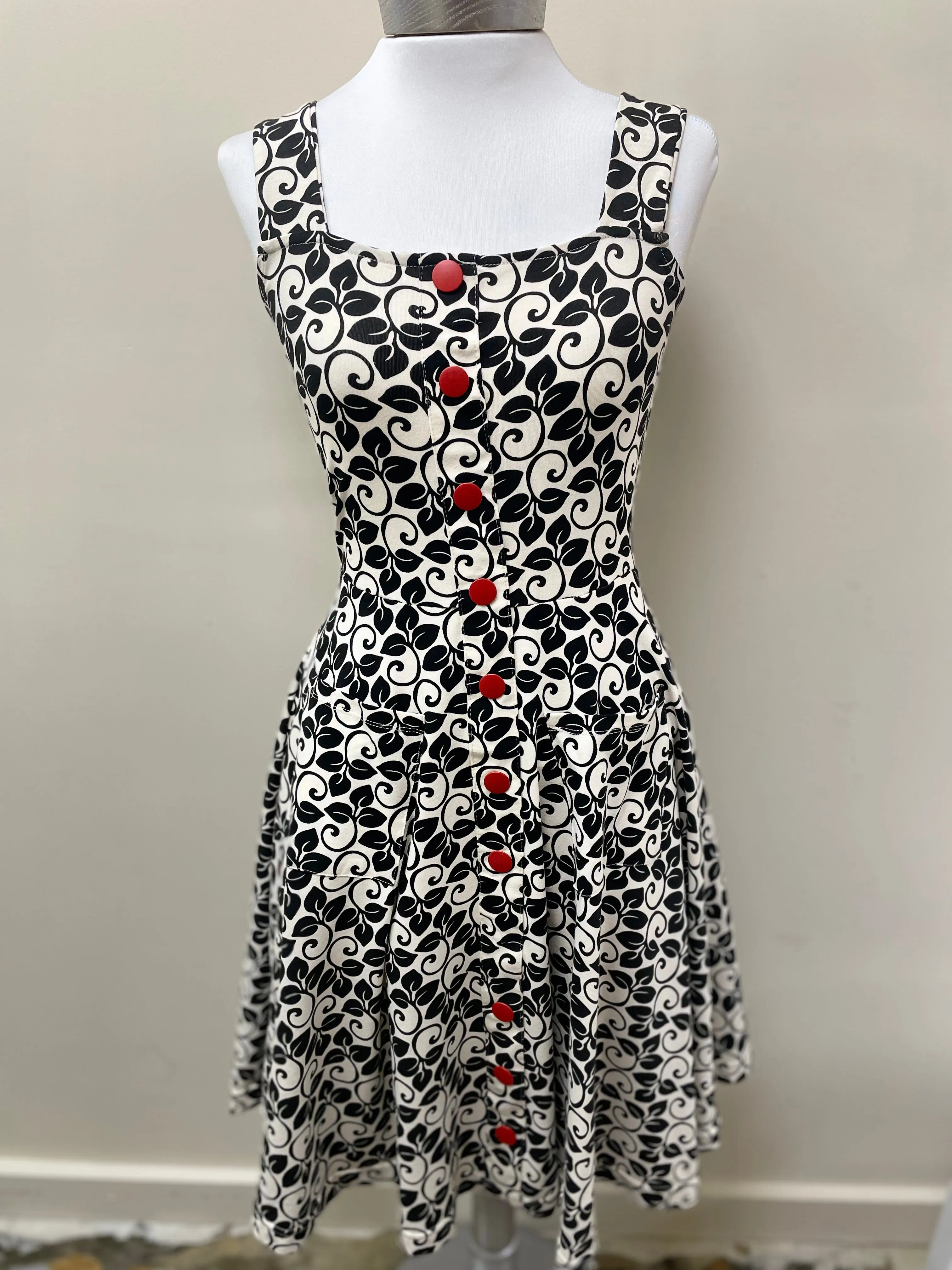 Curie Dress Trifolia Print by Effie's Heart