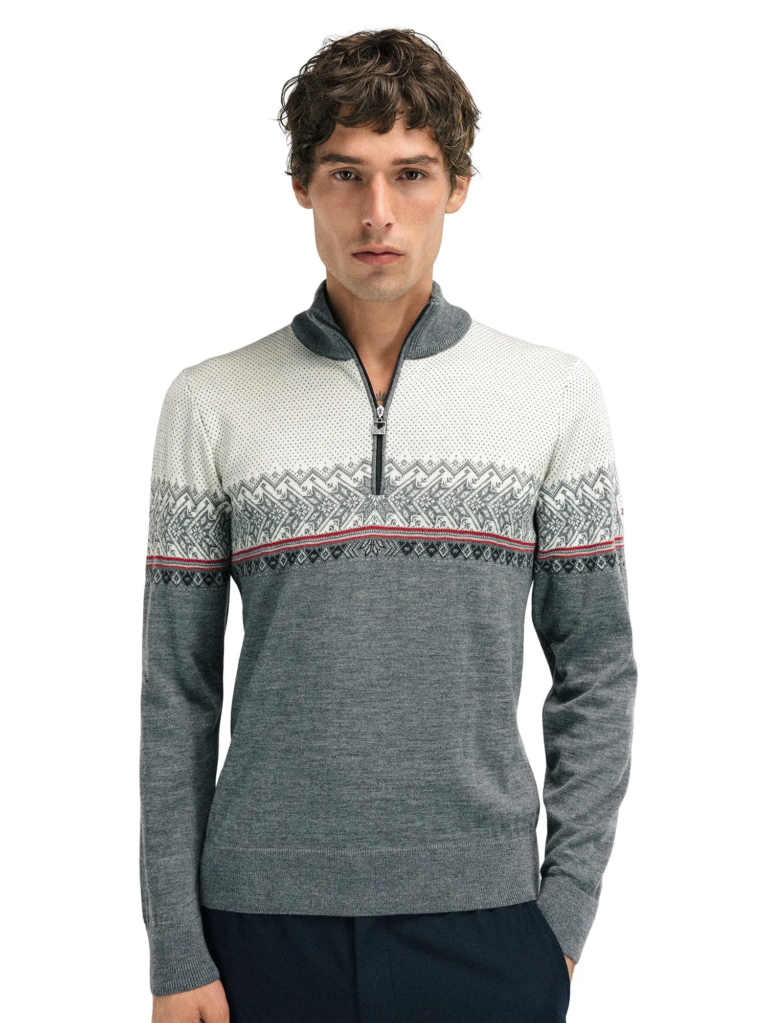 Dale of Norway | Hovden Sweater | Men's | Smoke/Off White