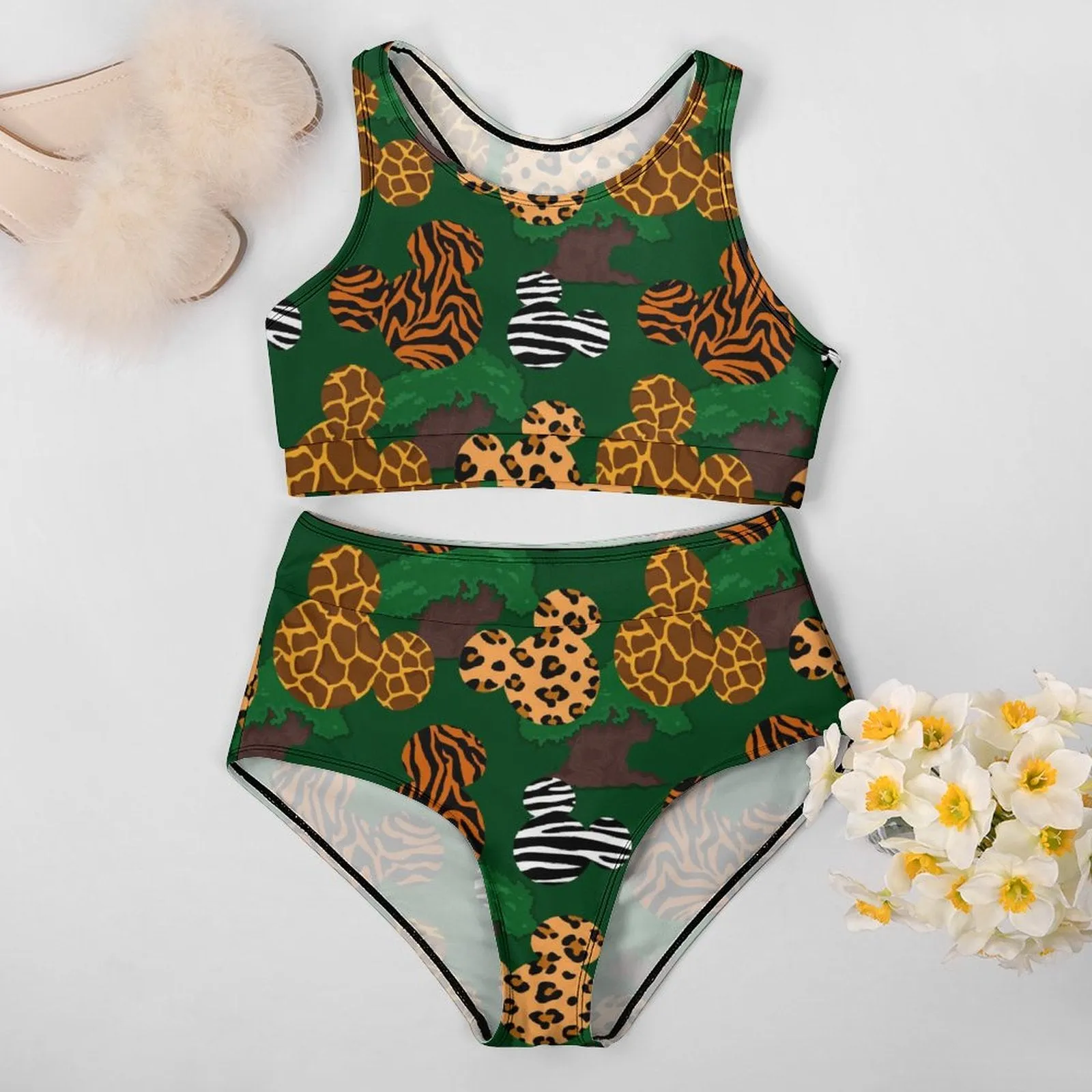 Disney Animal Prints Women's Bikini Swimsuit