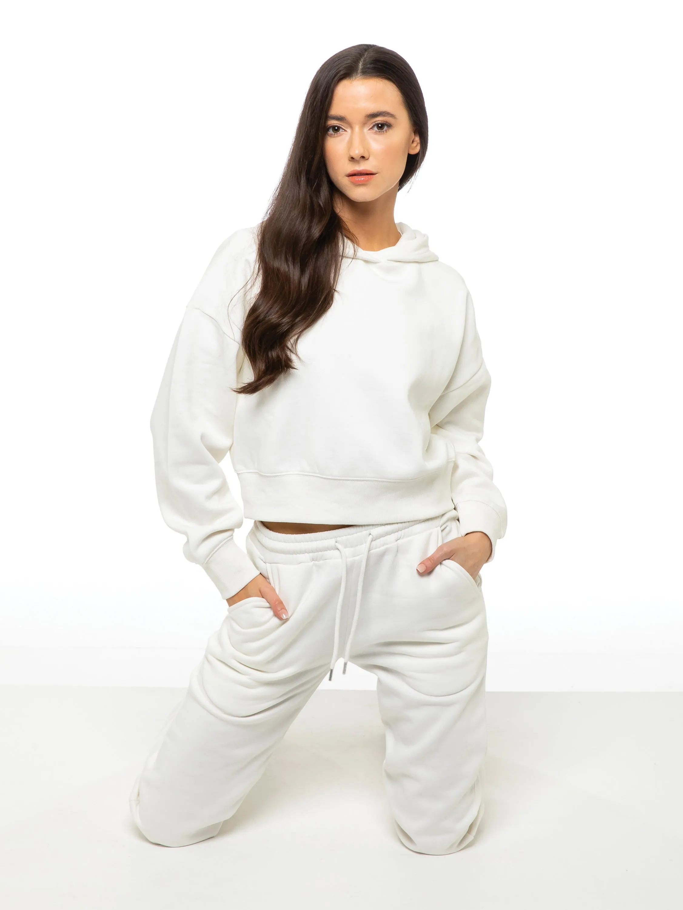 Enzo | Womens Cropped Hoodie Tracksuit