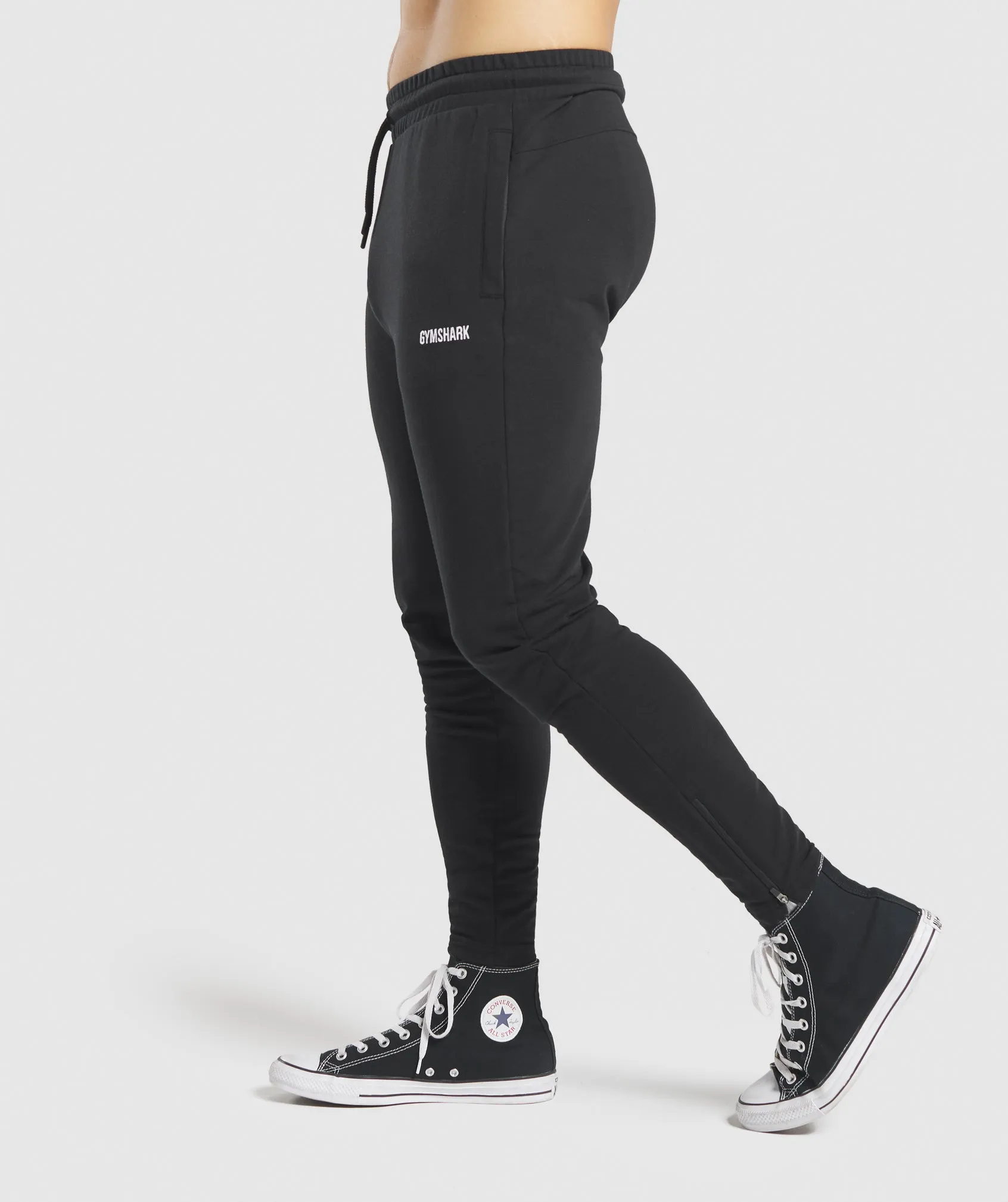 Gymshark Fit Tapered Joggers - Black