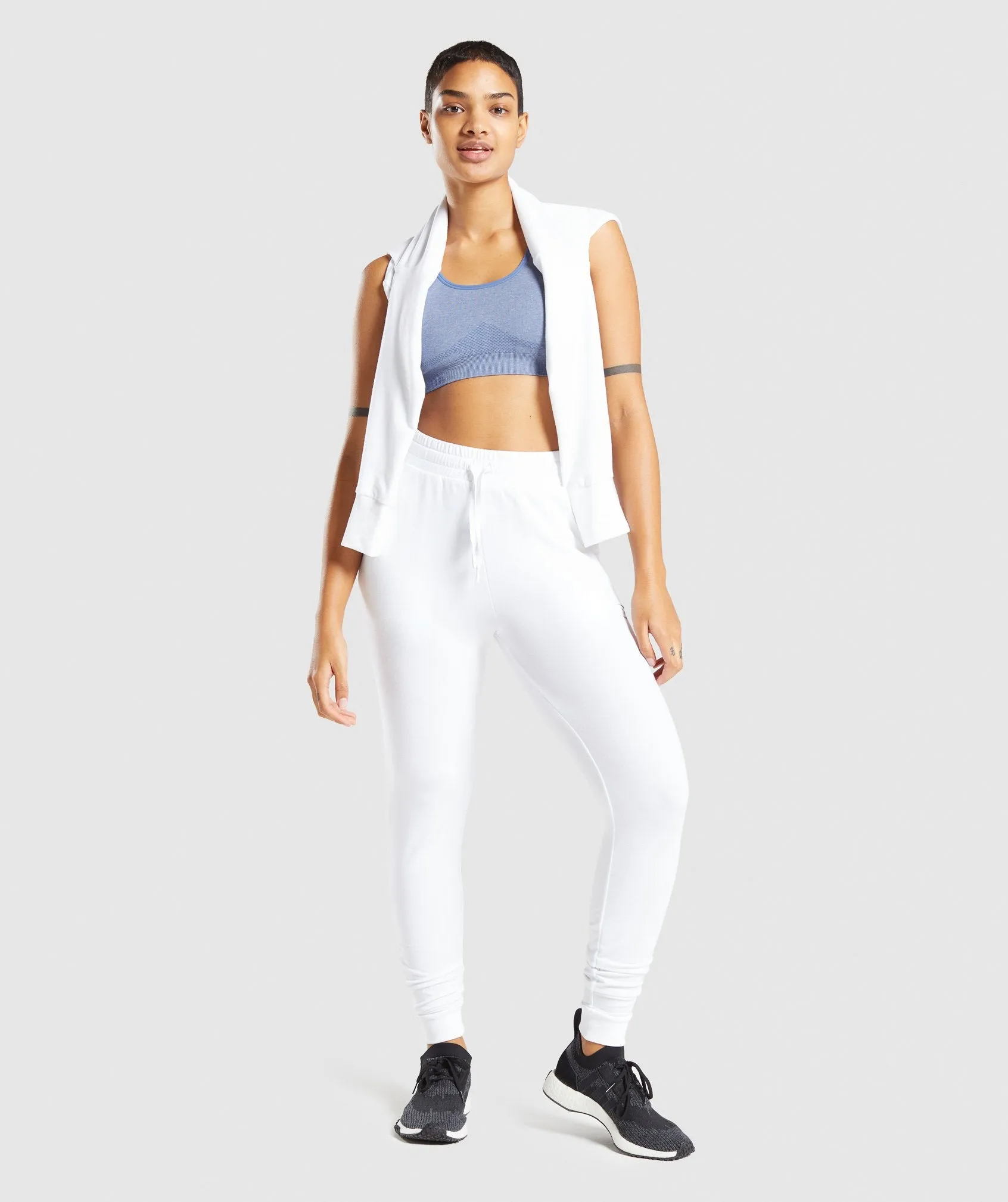 Gymshark Pippa Training Joggers - White