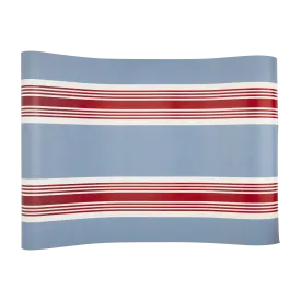 Hamptons Striped Paper Table Runner