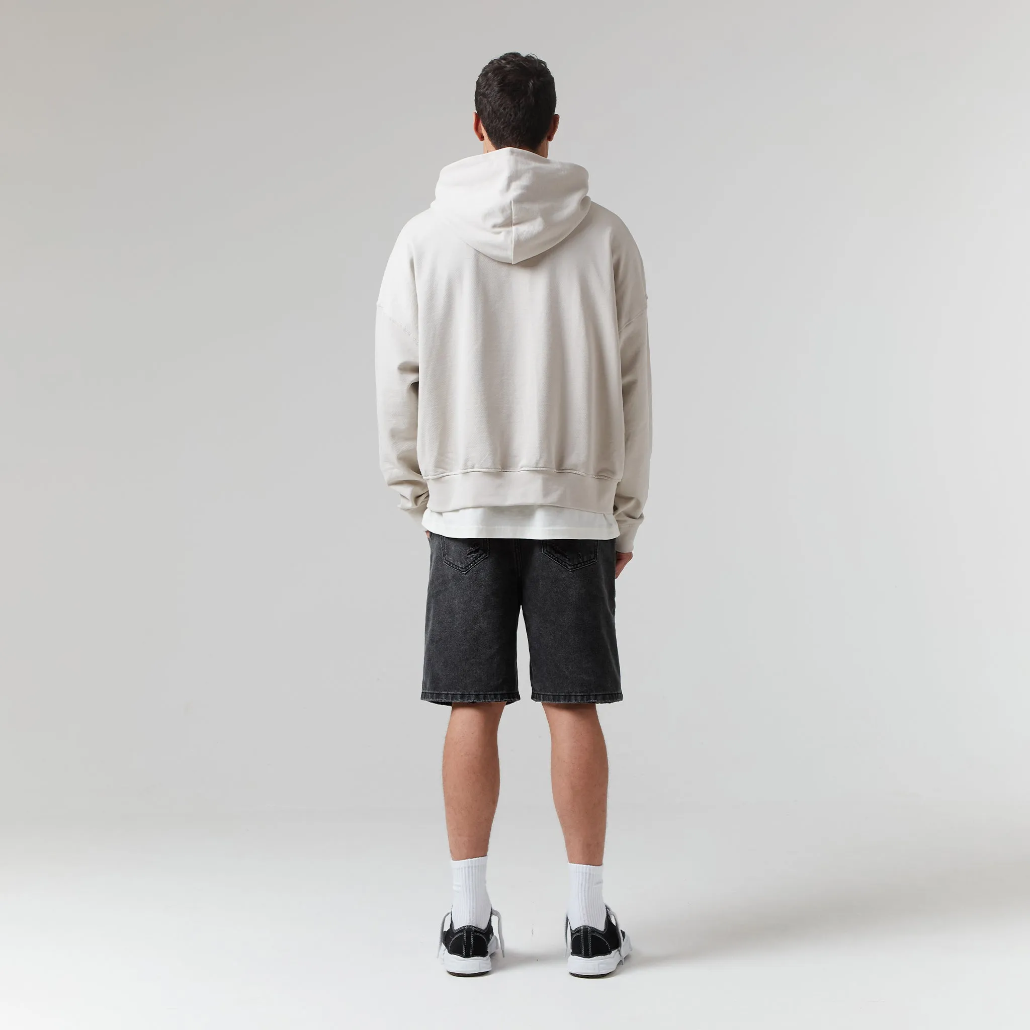 Heavyweight Box Fit Hoodie | Chalk