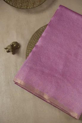 Hot Pink Handwoven Tussar saree