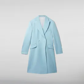 Leo Stehr Blue Double Breasted Coat