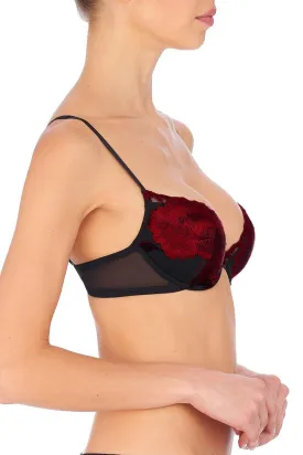 Natorious embroidered demi contour bra