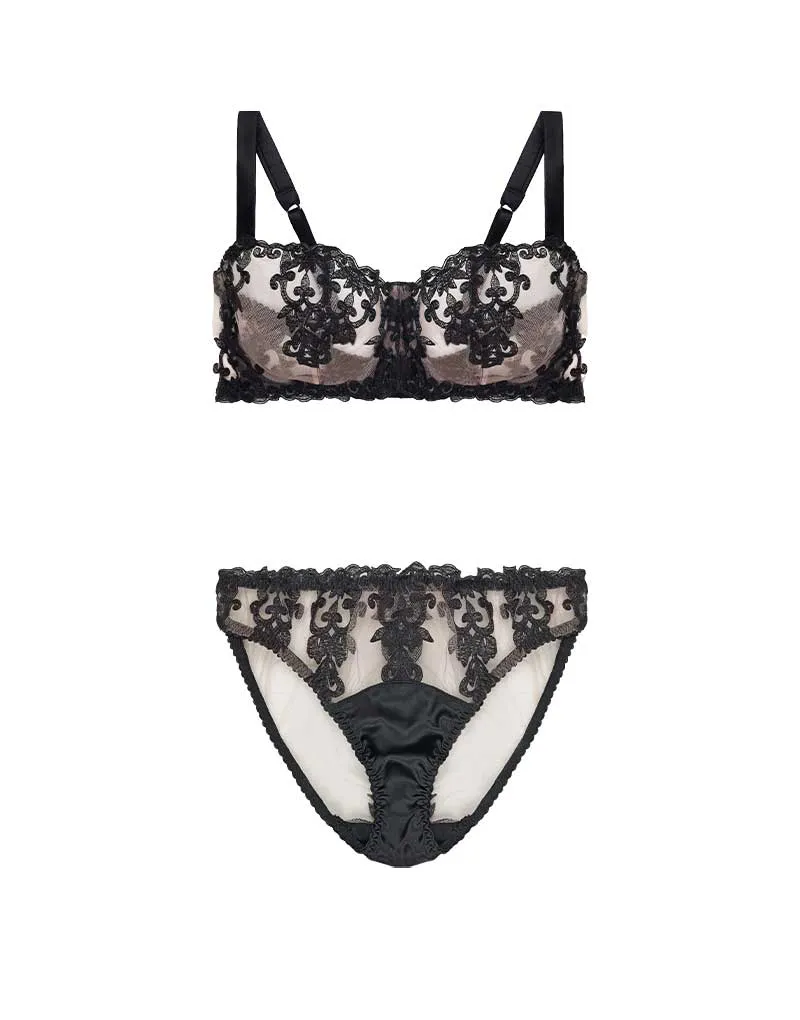 Onyx Luxury Balcony Bra & Brief