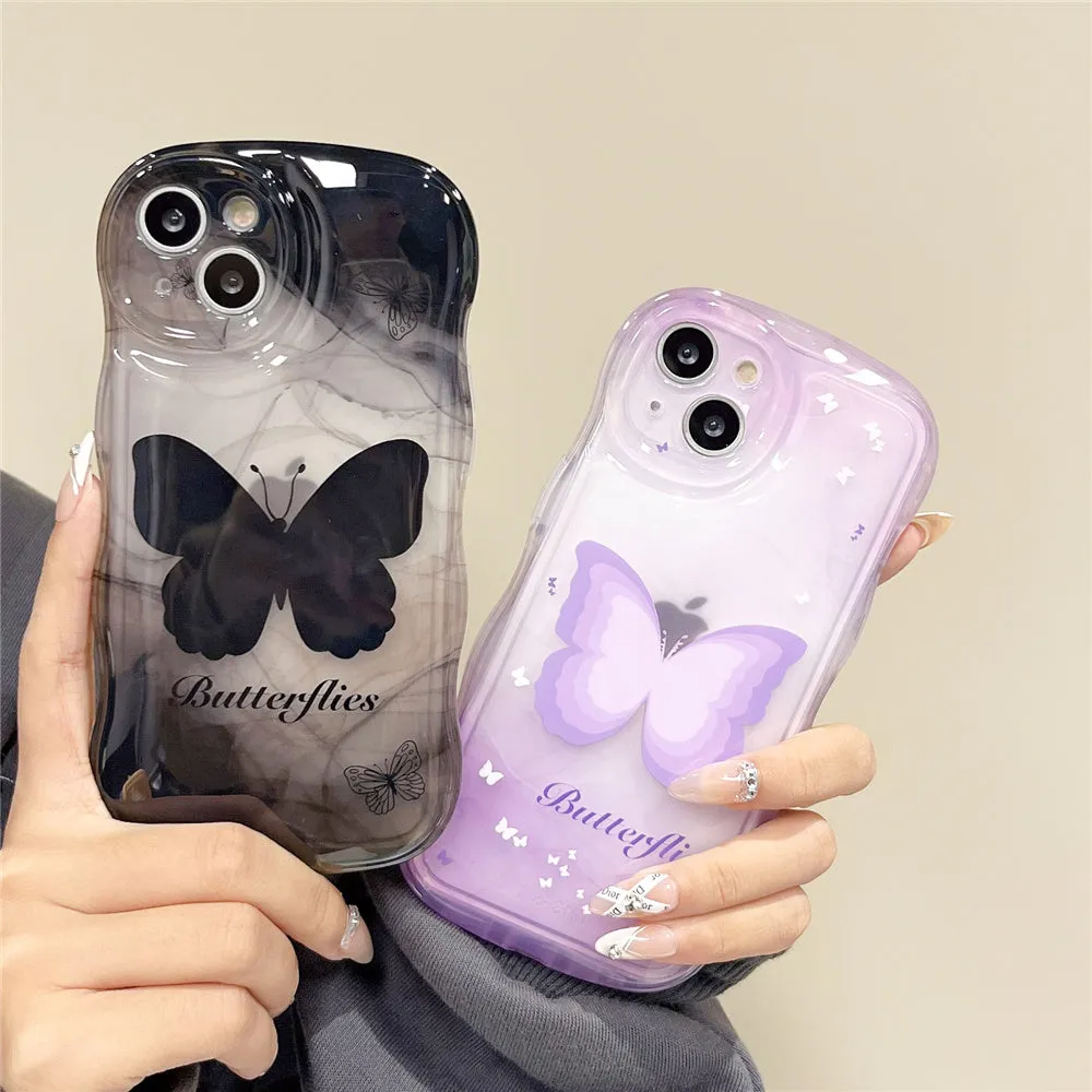 Playful Butterfly Decorated iPhone Case