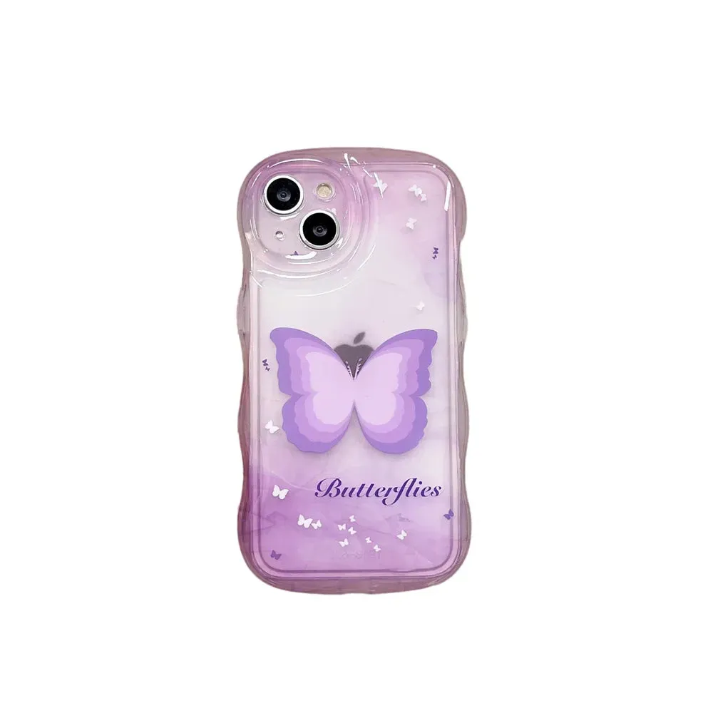 Playful Butterfly Decorated iPhone Case