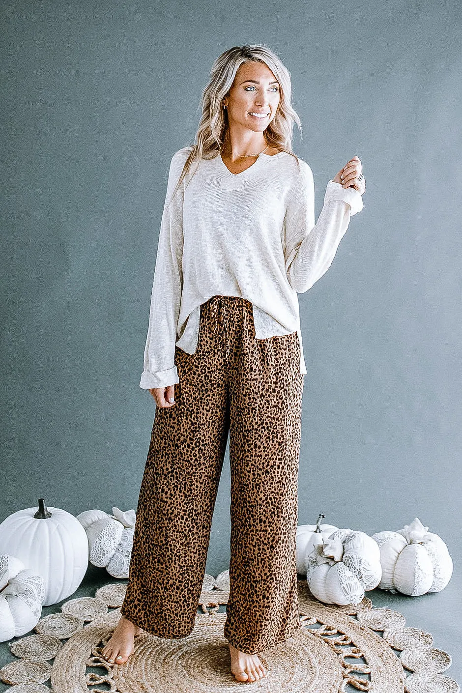 Raven Leopard Flowy Pants | FINAL SALE