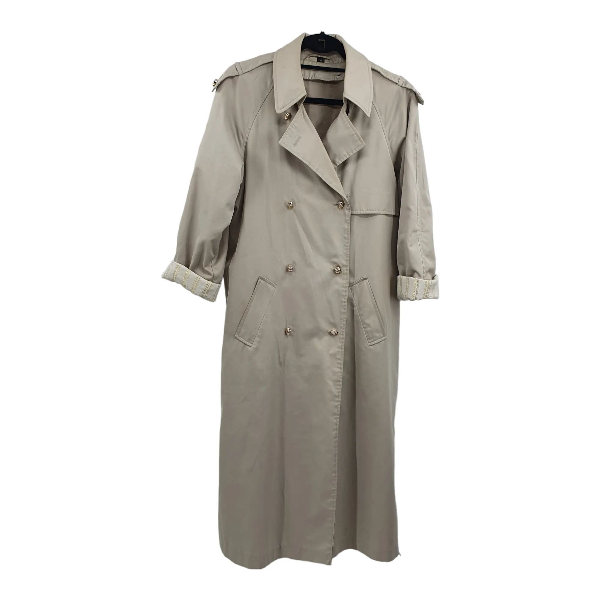 Re-Fashioned Stud & Skull Trench Coat - M/L - House of Fraser, Le Mac