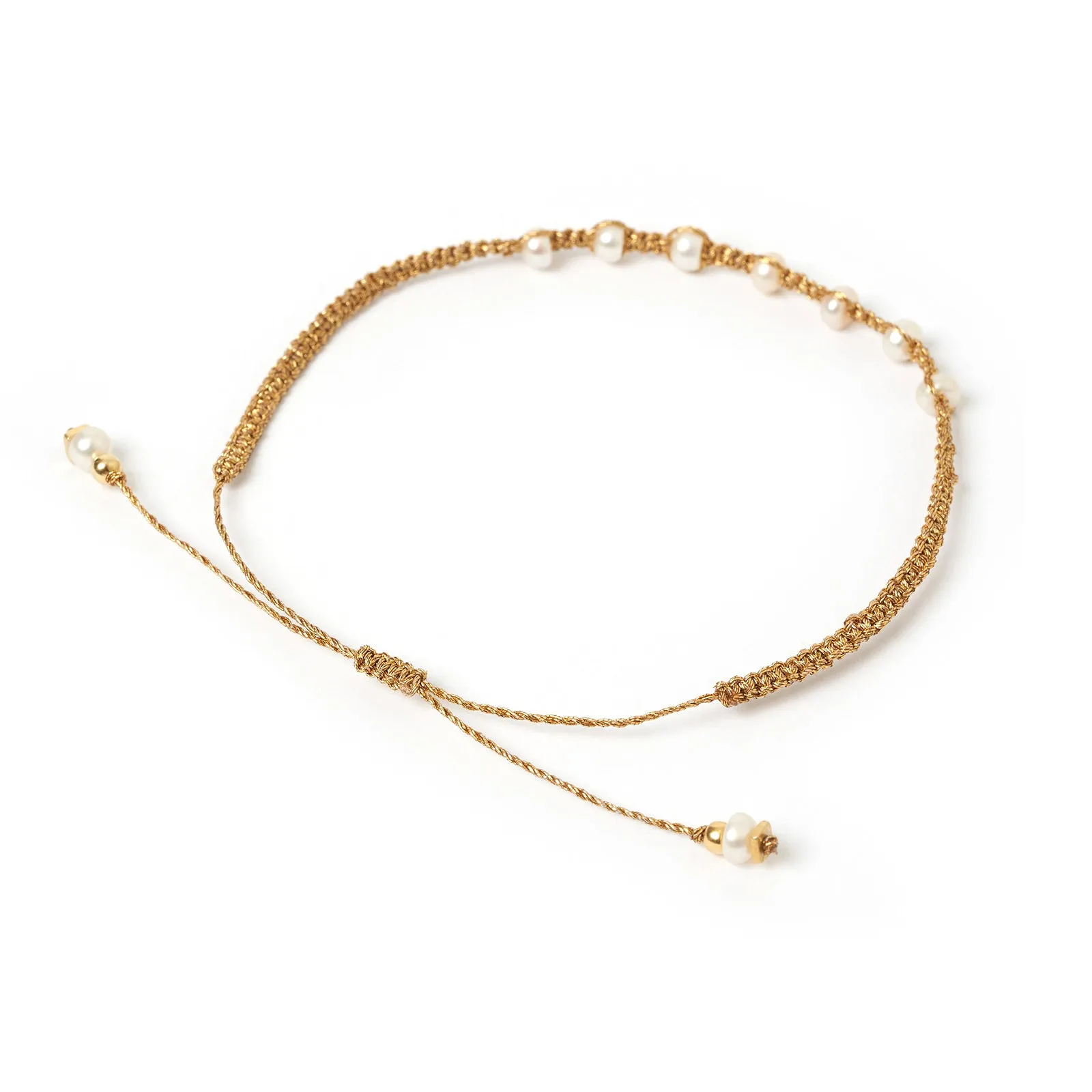 Safi Pearl and Gold Bracelet