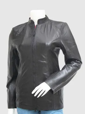 Slim Fit Black Leather Jacket