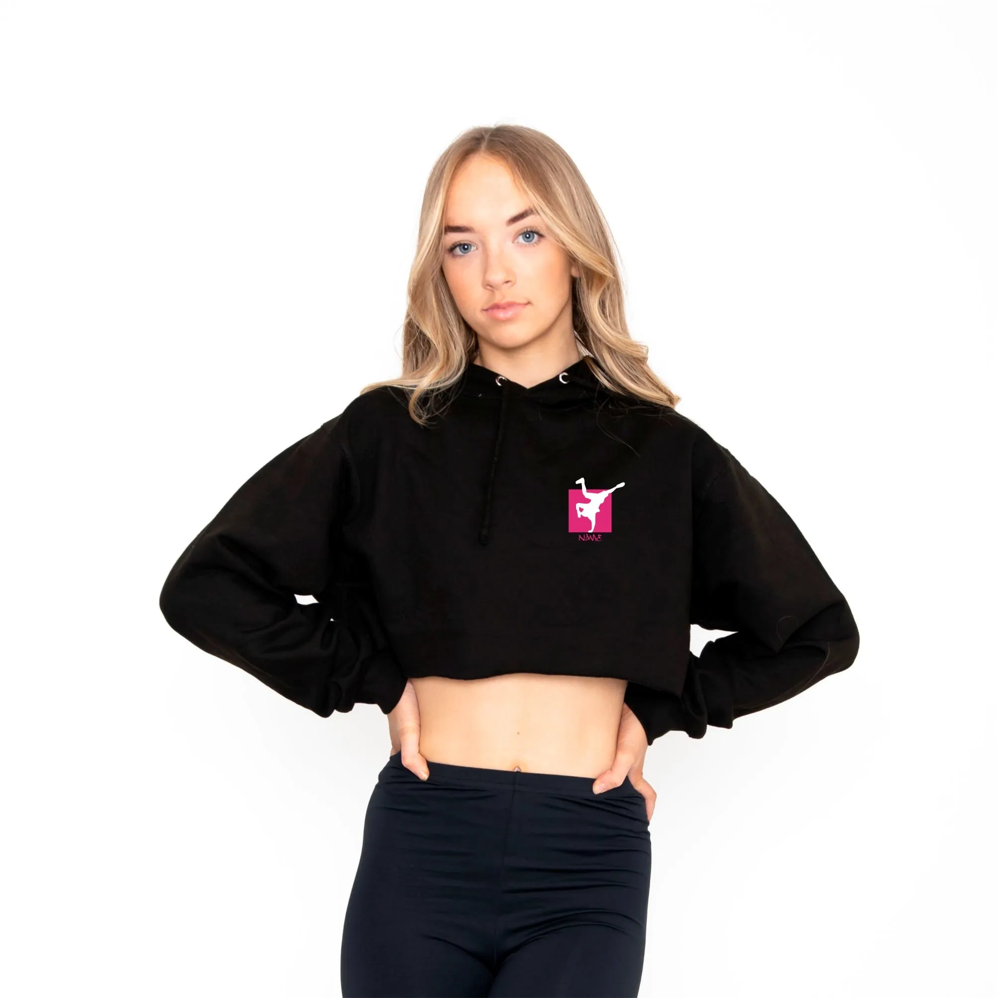 Spotlight Dance Studios Raw Cropped Adult Hoodie