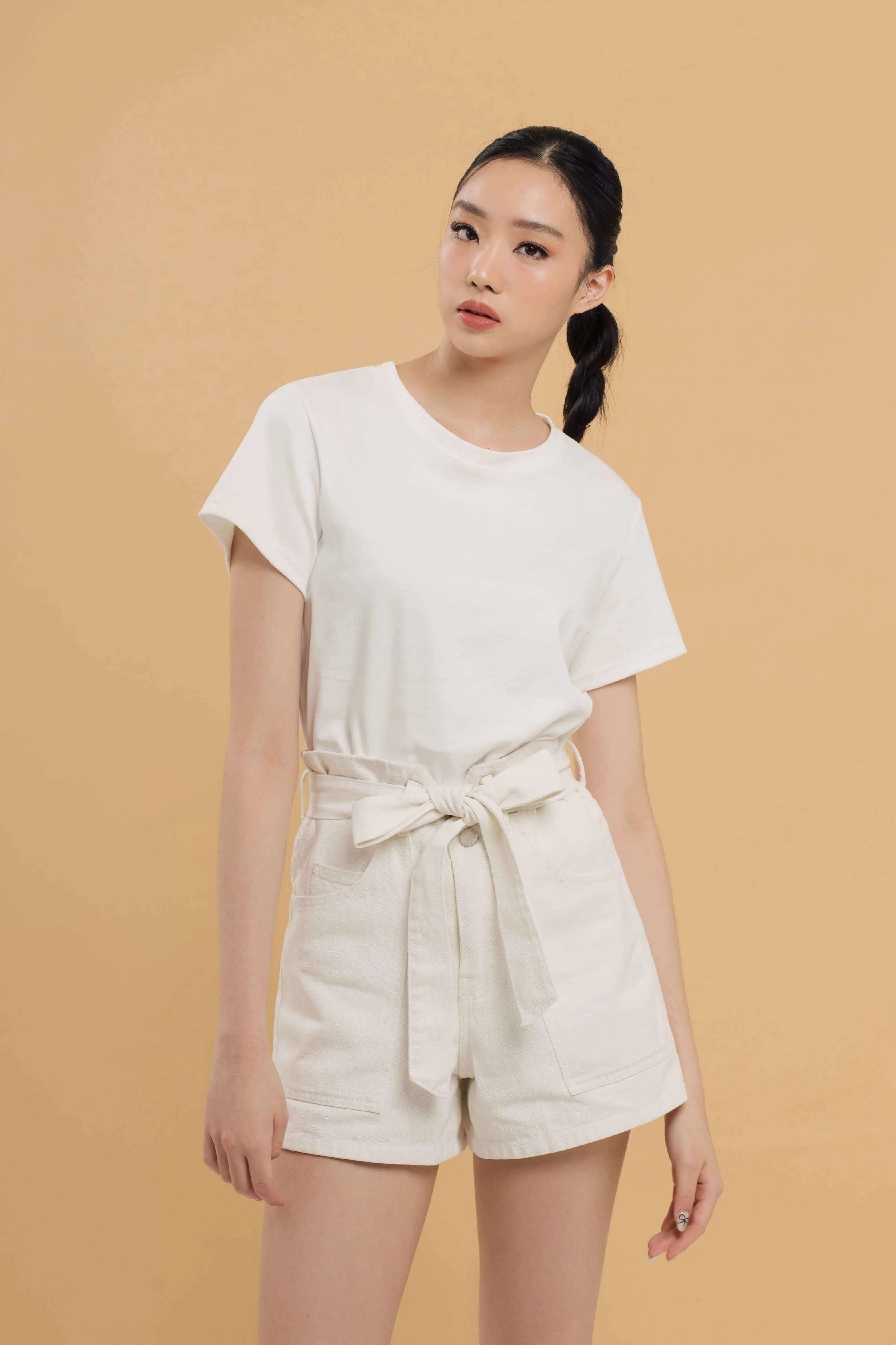 White Airy Bamboo Everyday T-Shirt