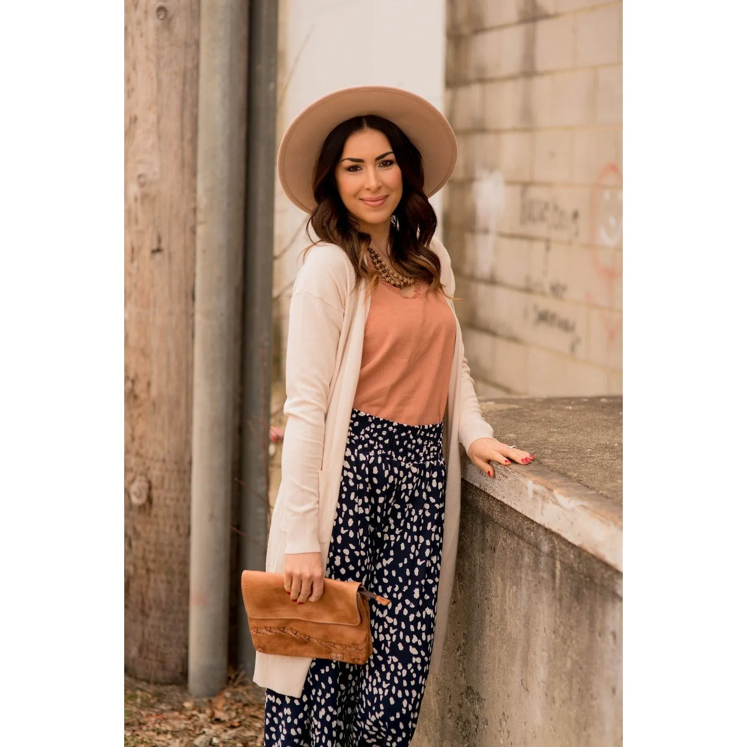 Wide Leg Leopard Pants