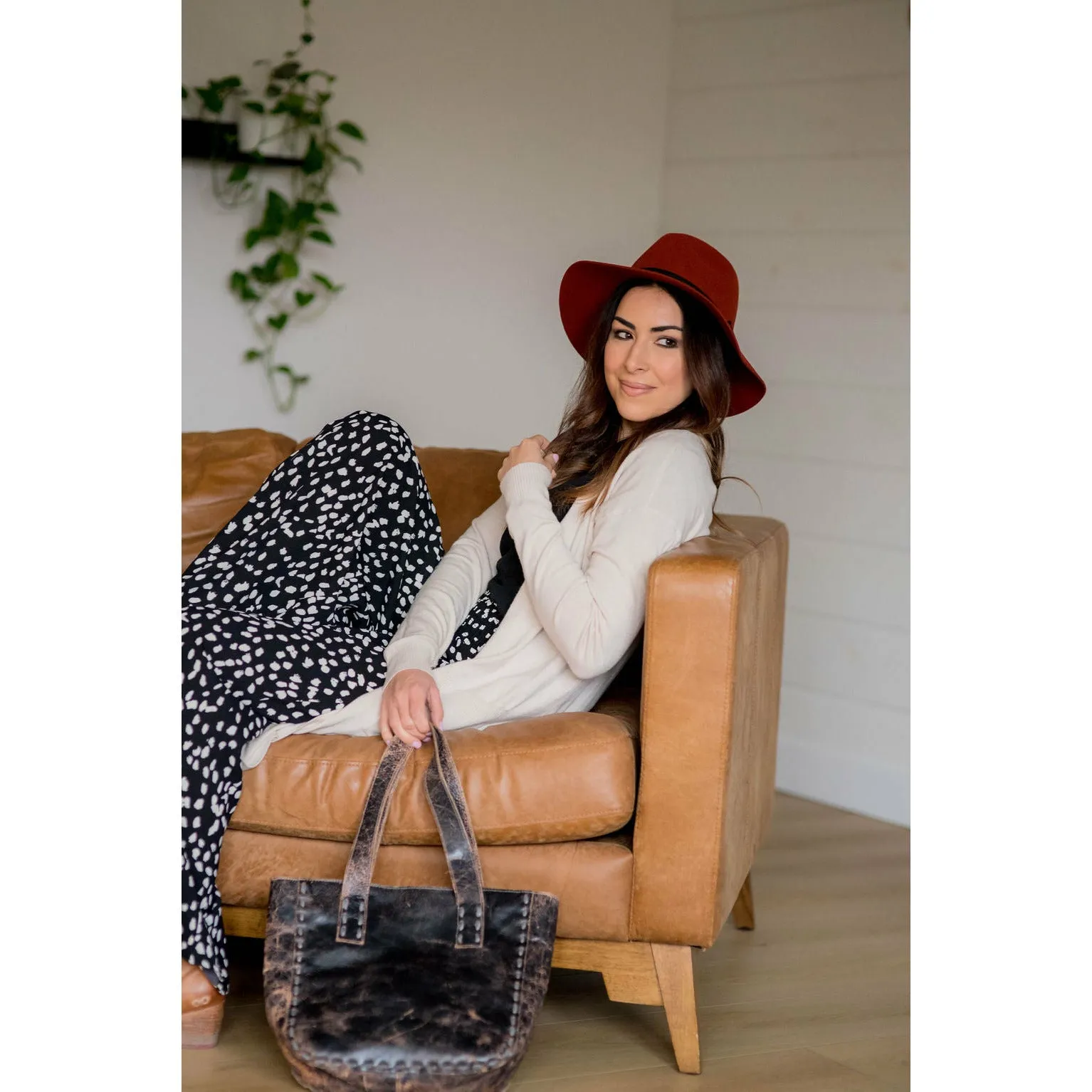 Wide Leg Leopard Pants