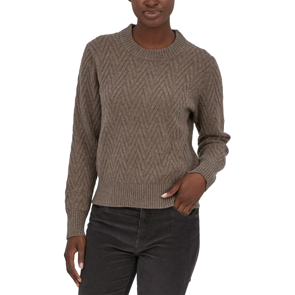 Women's Recycled Wool Crewneck Sweater